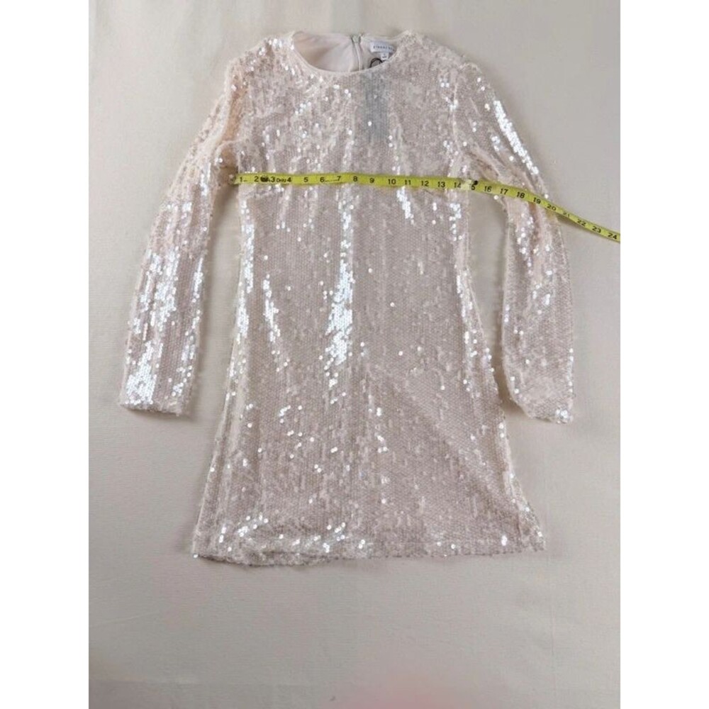 Gianni Bini Ruby Sequin Mini Dress NWT Size Small Champagne - Picture 4 of 14